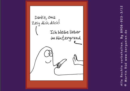 Worte an einen Berganien-Reisenden (Gedicht); Klicken Sie hier für nächsten Comic-Teil!