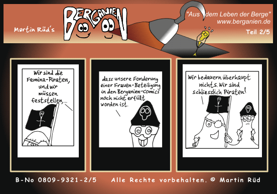 Femina-Piraten entern Witz; Klicken Sie hier für nächsten Comic-Teil!