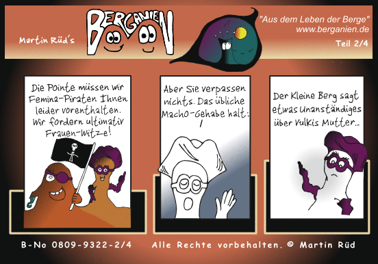 Femina-Piraten schlagen erneut zu; Klicken Sie hier für nächsten Comic-Teil!