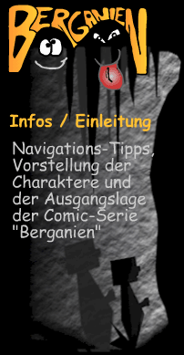 Infos / Einleitung; Navigationstipps, Vorstellung der Charaktere, Ausgangslage